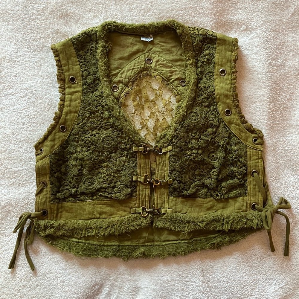 Tribal Vest, Steampunk Vest, Forest Vest, Fairy Vest, Elven Vest